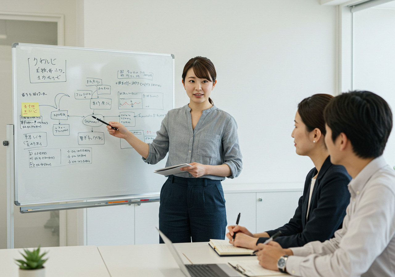 改善提案と 効果検証(継続) イメージ画像